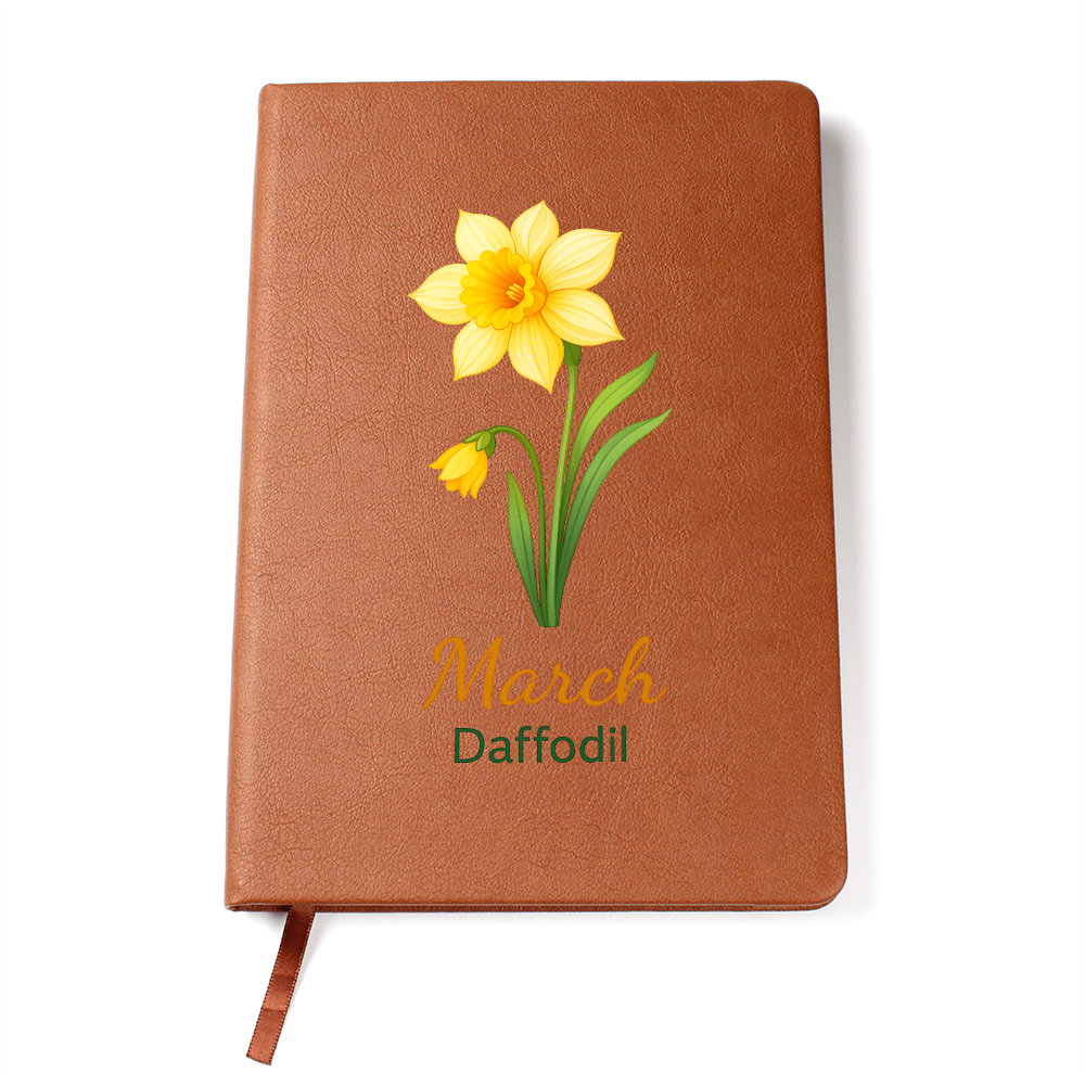 Elegant Minimalist Birth Flower Journal-March