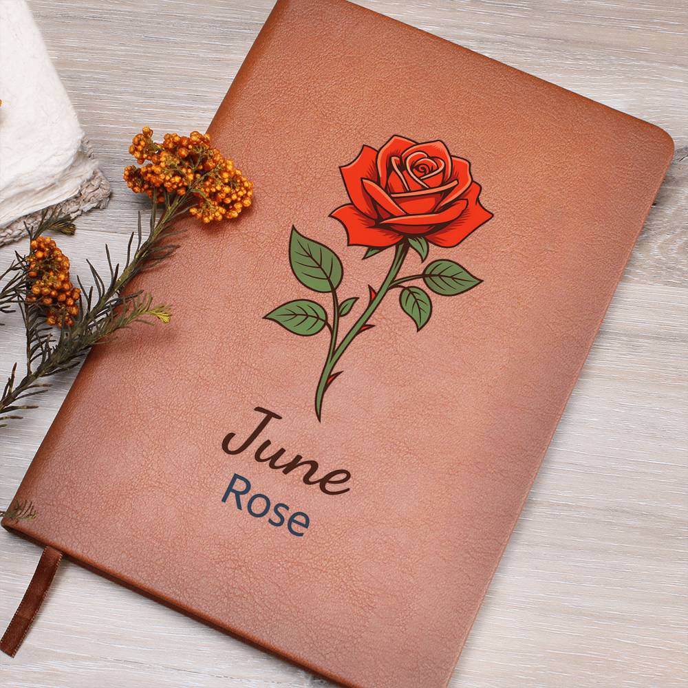 Elegant Minimalist Birth Flower Journal-June