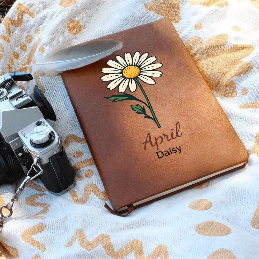 Elegant Minimalist Birth Flower Journal-April