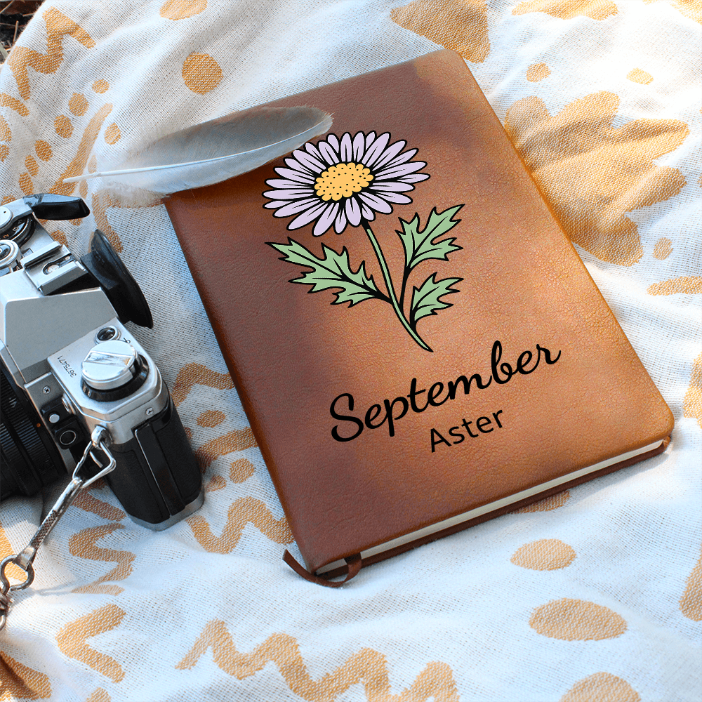 Elegant Minimalist Birth Flower Journal-September