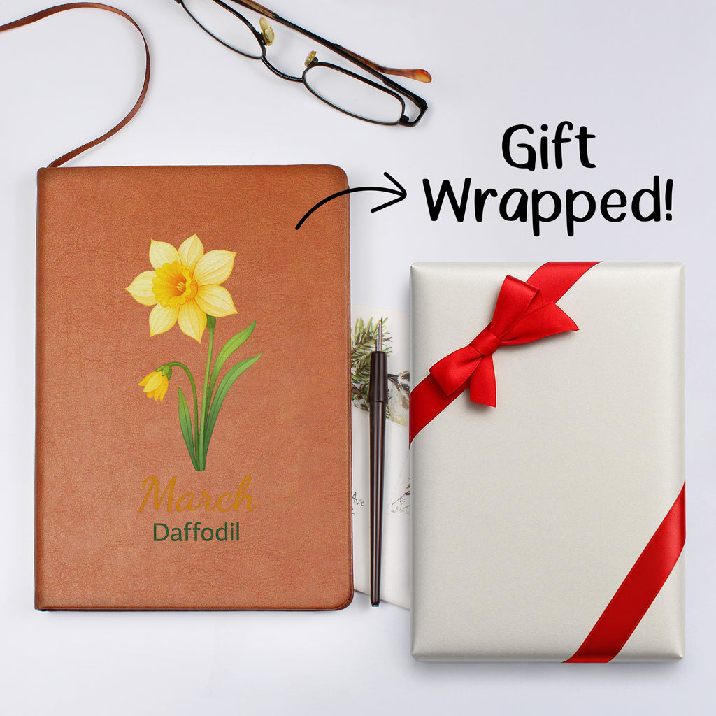 Elegant Minimalist Birth Flower Journal-March