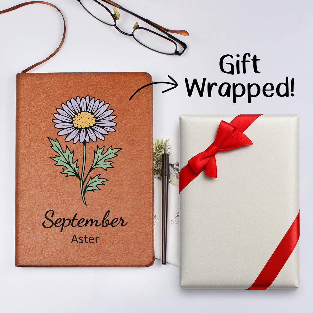 Elegant Minimalist Birth Flower Journal-September