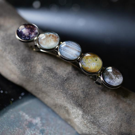 Jupiter & Galilean Moons Hair Clip Barrette